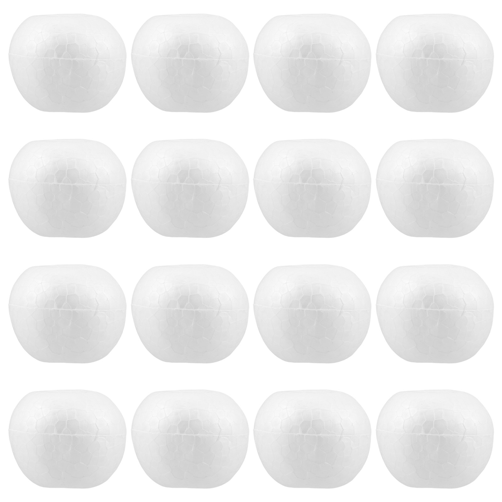Art Craft Holiday - 20Pcs Model Busa 7.5cm Putih Ringan