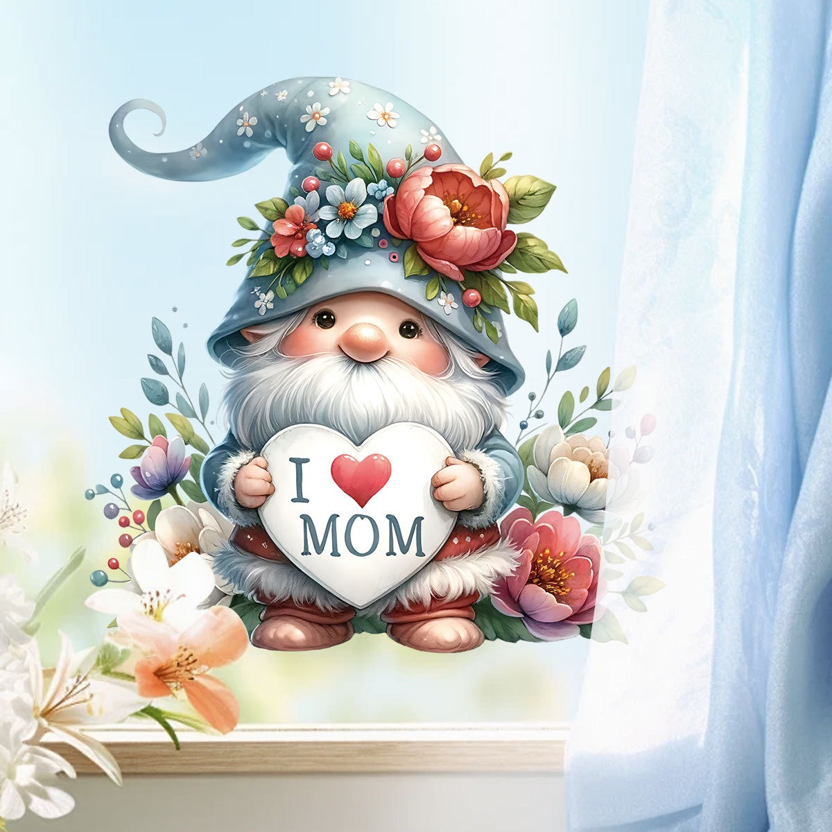 Art Craft Mother'S Day - Stiker Dinding Hari Ibu Stiker Balon