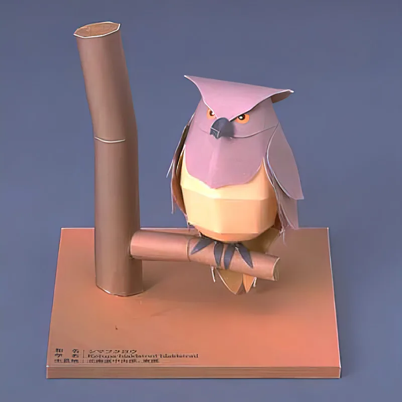 Art And Craft Nature - Blakiston ikan burung hantu Origami seni