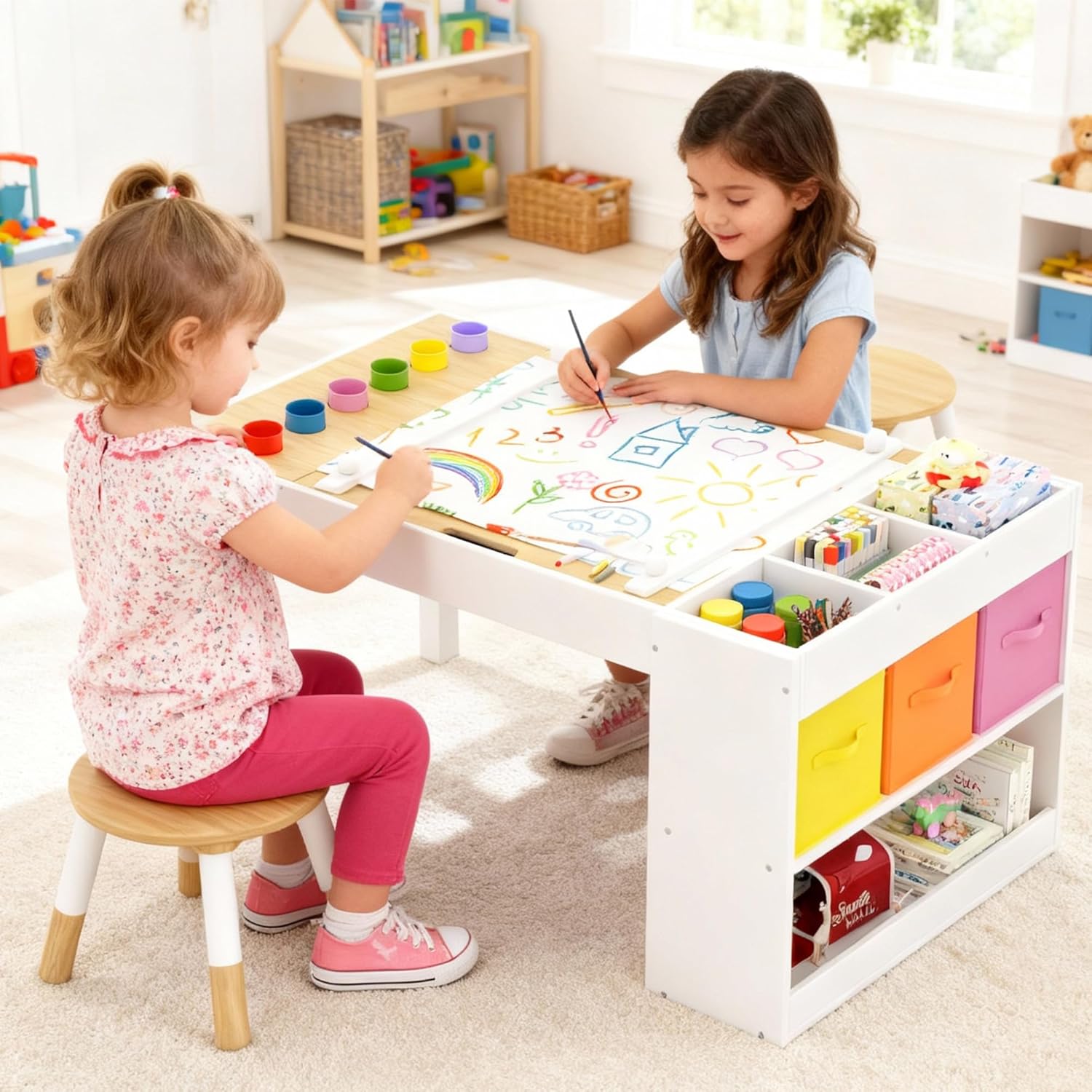 Art Craft Furniture - Meja Seni Anak dan Set 2