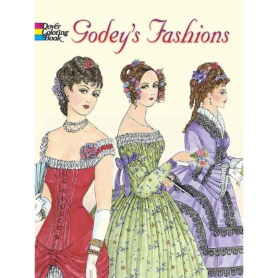 Art & Craft Supplies - Buku Mewarnai Mode Victoria Godey, Ilustrasi