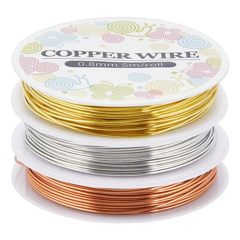 Art Craft Wire - 12.8M tembaga kawat perhiasan 0.8mm 20