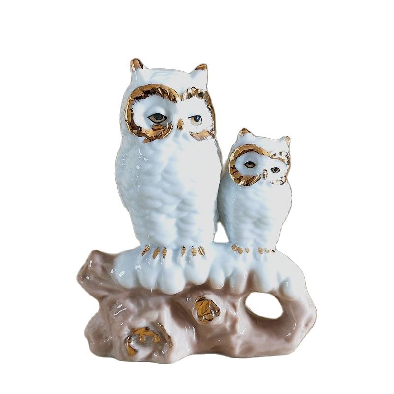 Art Craft Mother'S Day - Patung Burung Hantu Ibu dari Porselen