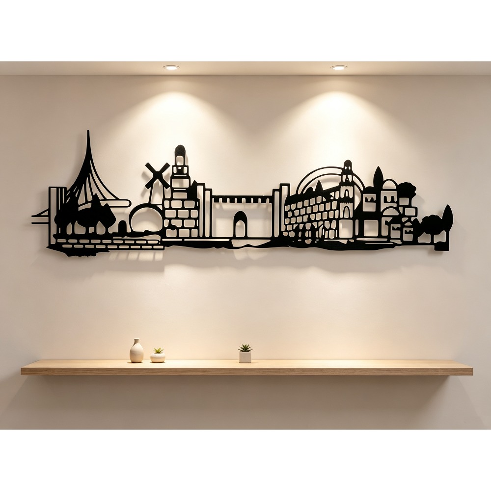 Art & Craft Kids Toys - CIFBUY Seni Dinding Logam Dekorasi Siluet