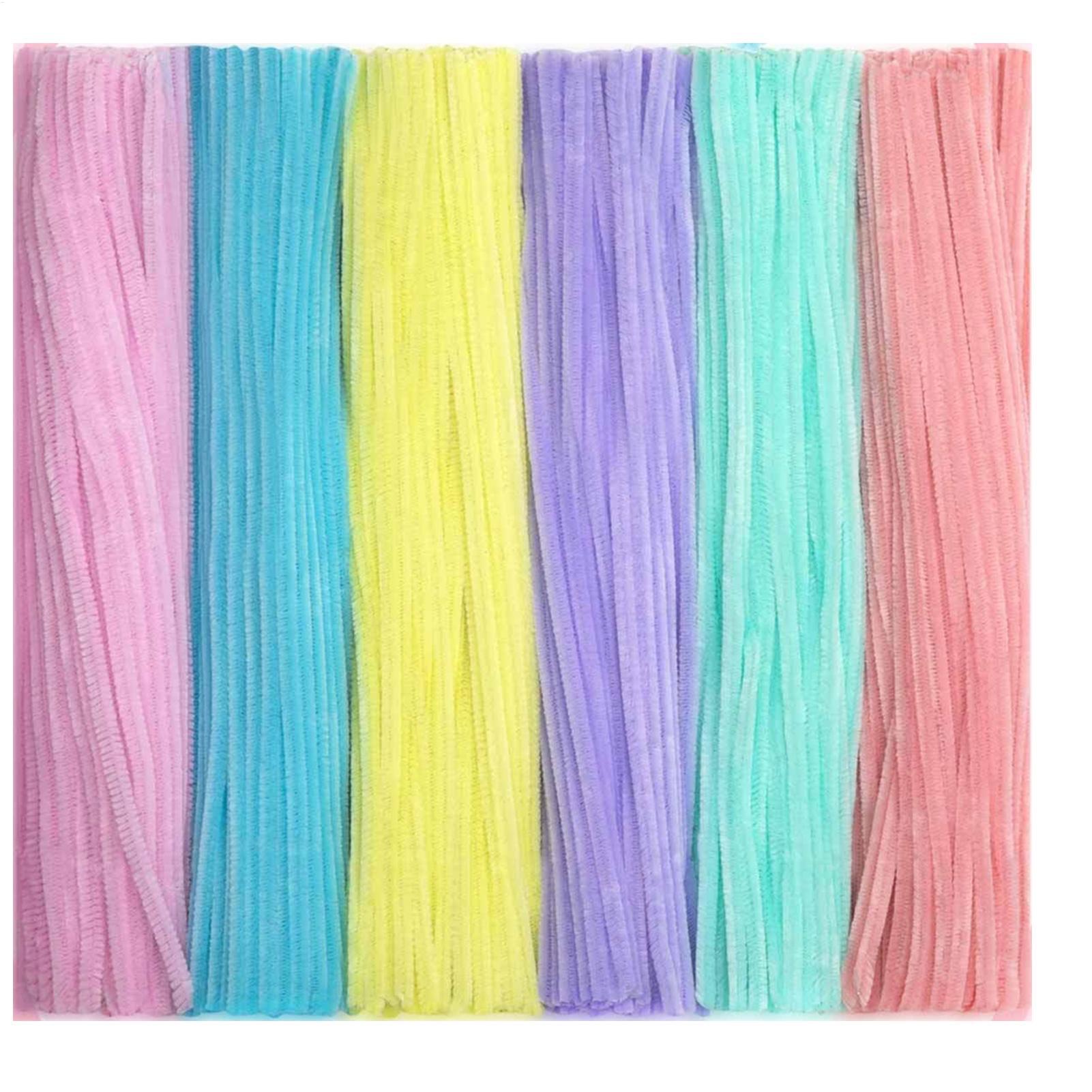 Art Craft Wire - Pipa Chenille, Pembersih Pipa Warna-warni, Strip