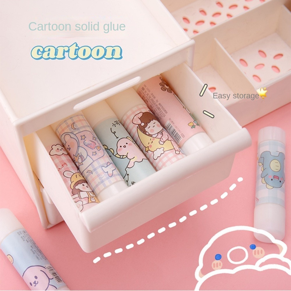 Art Craft For Toddlers - Stik lem padat kartun praktis anak-anak,