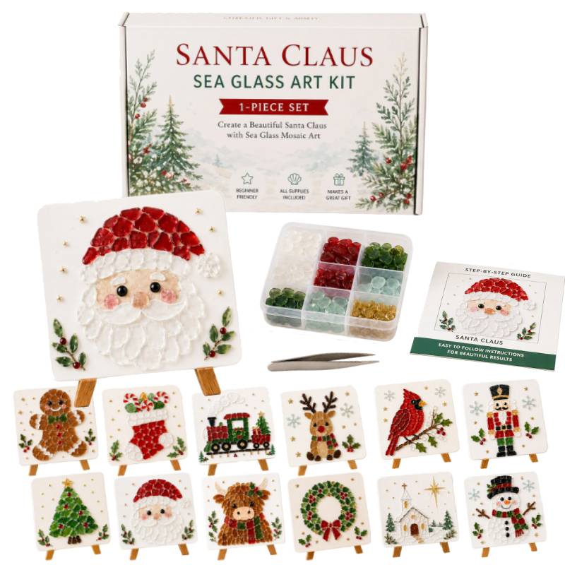 Art Craft Holiday - Kit Kerajinan Pohon Natal dari Kaca