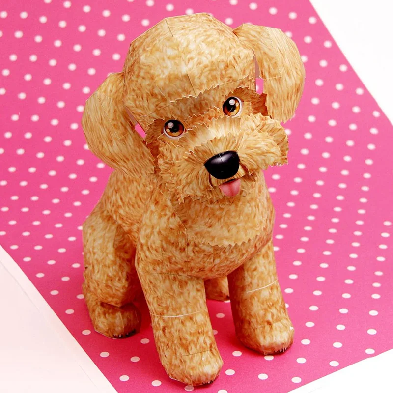 Art And Craft Nature - Mainan pudel anjing lipat Origami seni