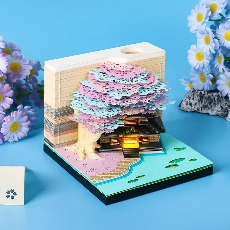 Art Craft Furniture - Treehouse kalender kertas seni patung bantalan