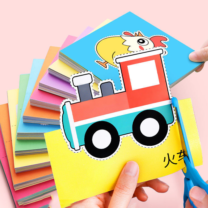 Art Craft For Toddlers - 96 Buah Set Pemotongan Kertas yang