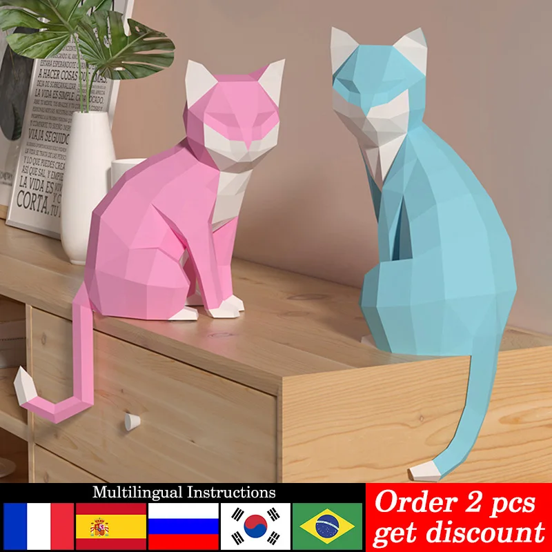 Art And Craft Nature - 1 Pasang Model Kertas Poli Rendah