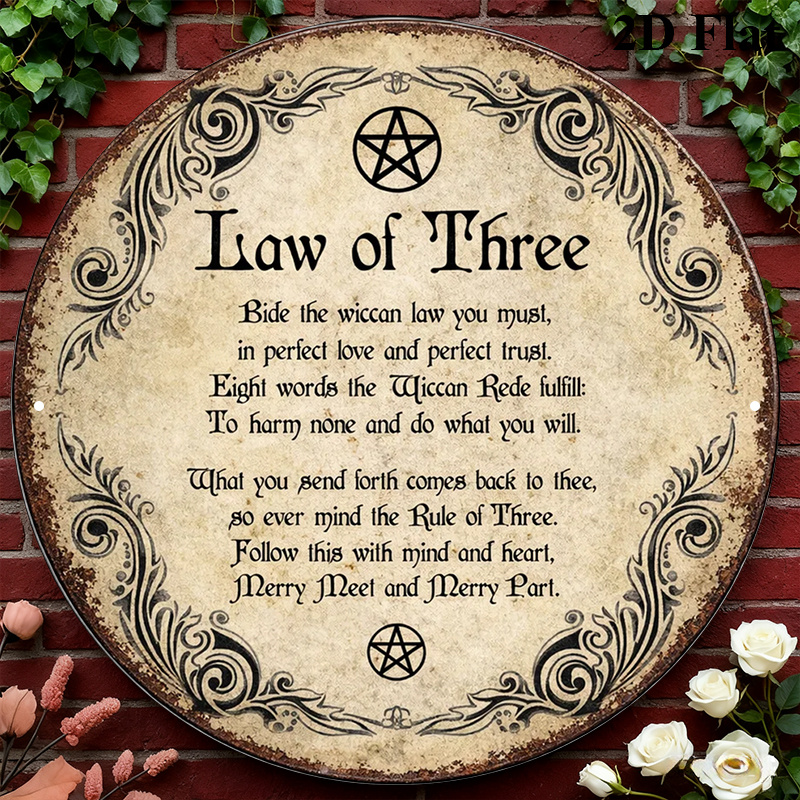 Art & Craft Kids Toys - CIFBUY Vintage Wicca Triple Goddess Aluminium