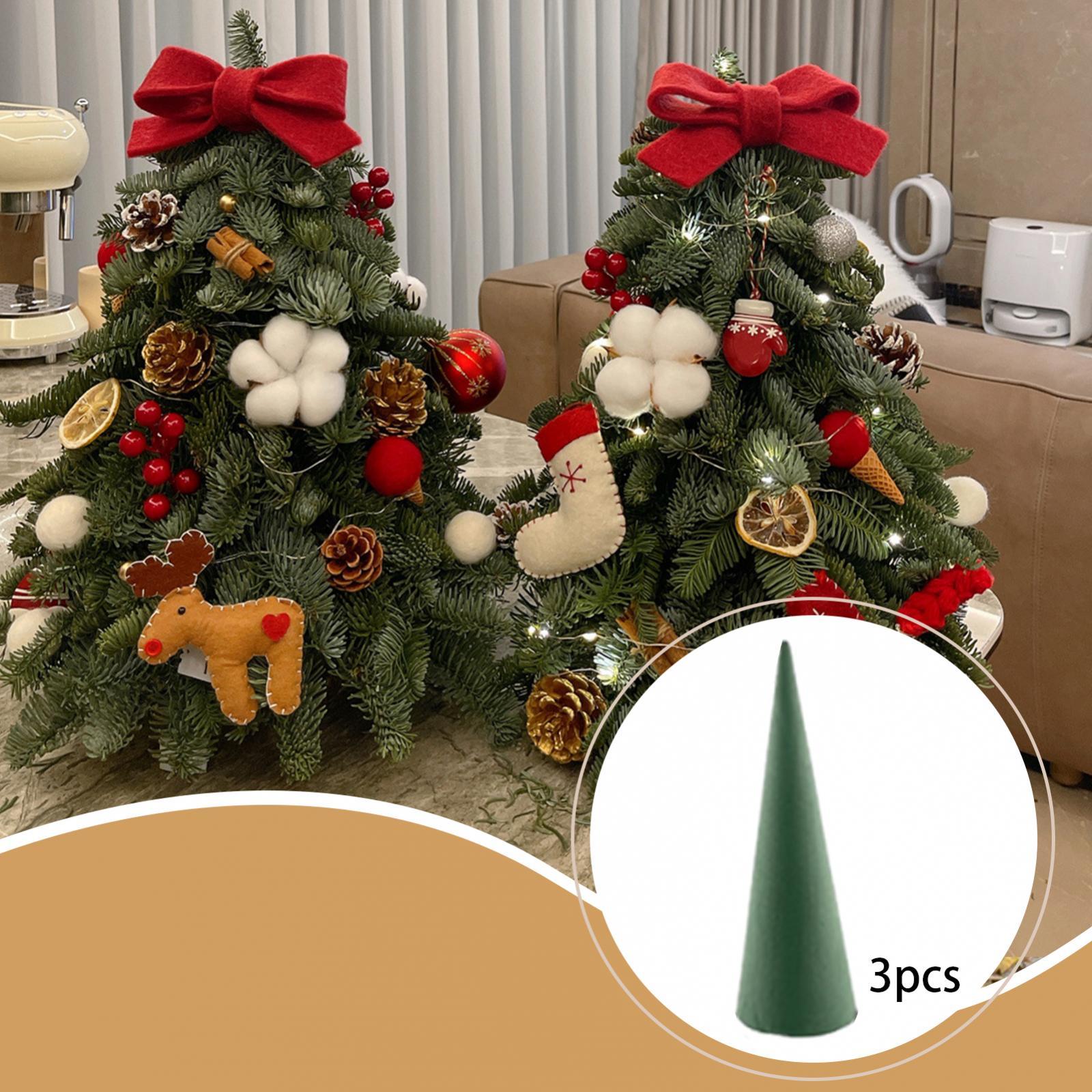 Art Craft Holiday - Kerucut Pohon Natal Bermotif Bunga Serbaguna
