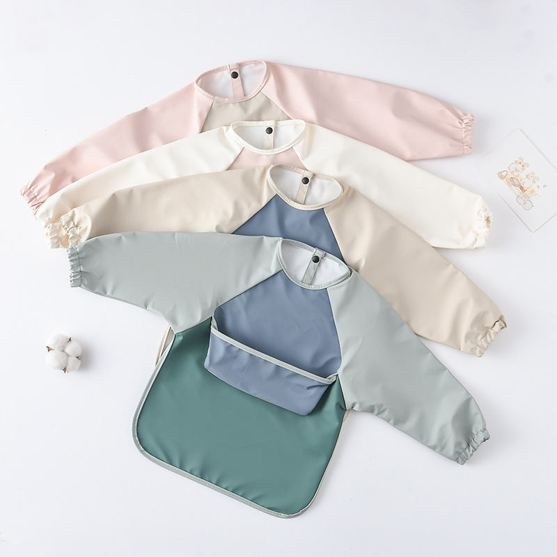Celemek PU lengan panjang bayi - Art Craft For Toddlers ulasan dan harga