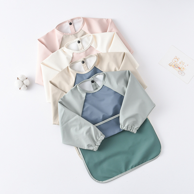Celemek PU lengan panjang bayi - Art Craft For Toddlers ulasan dan harga