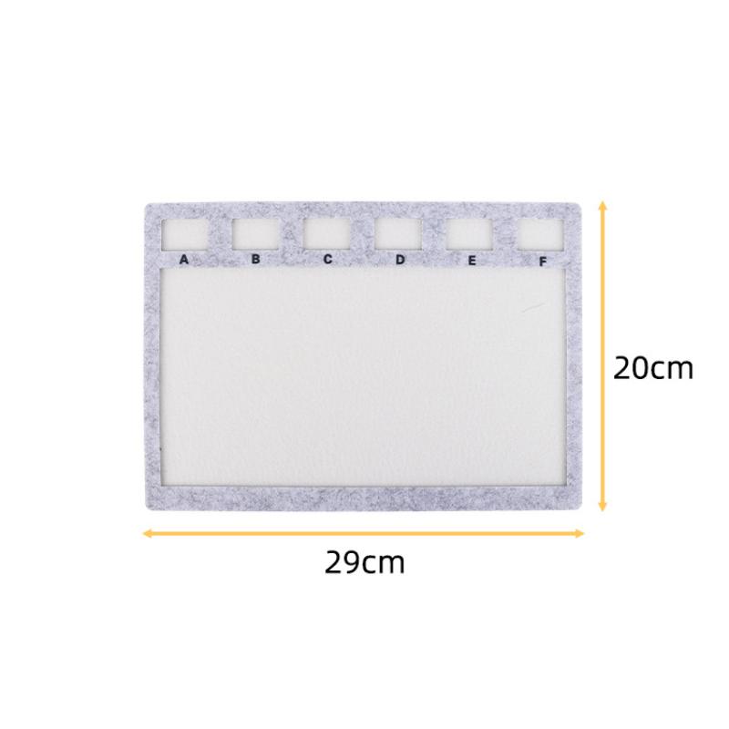 Alas Manik-Manik Felt Persegi  - Art Craft Board ulasan dan harga