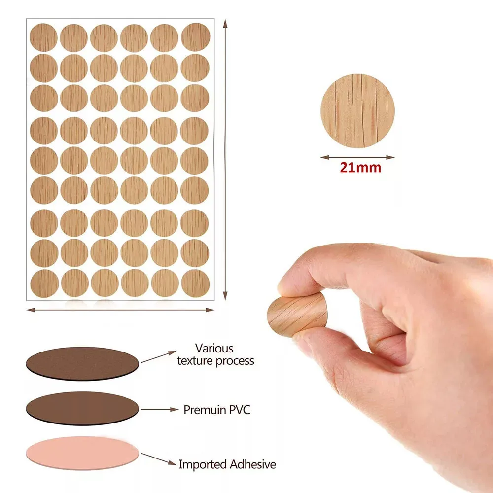 54 Buah Stiker Penutup Sekrup  - Art Craft Furniture ulasan dan harga