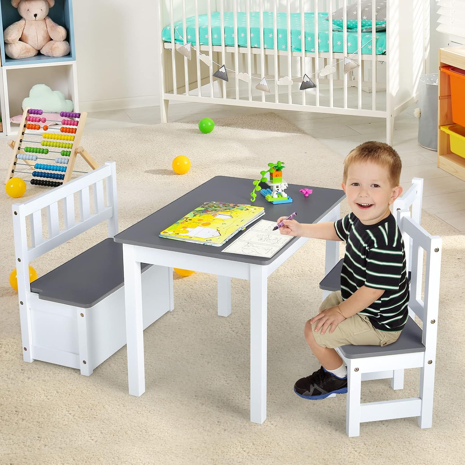 Set Meja & Kursi Anak dari Kay - Art Craft For Toddlers ulasan dan harga