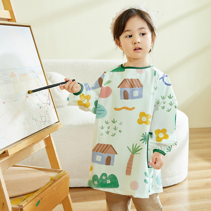 Kemeja Pelindung Seni Tahan Ai - Art Craft For Toddlers ulasan dan harga