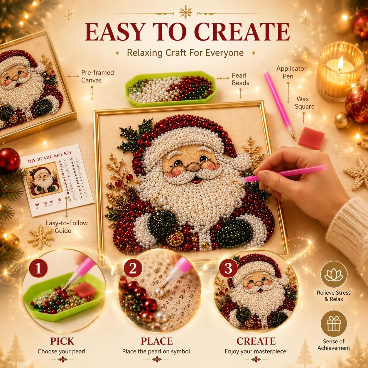 Kit Seni Lukisan Mutiara Berli - Art Craft Holiday ulasan dan harga