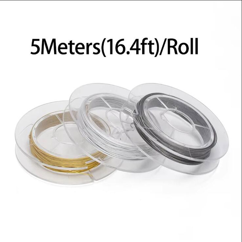 5M/Rol Kawat Tali Manik 7 Unta - Art Craft Wire ulasan dan harga
