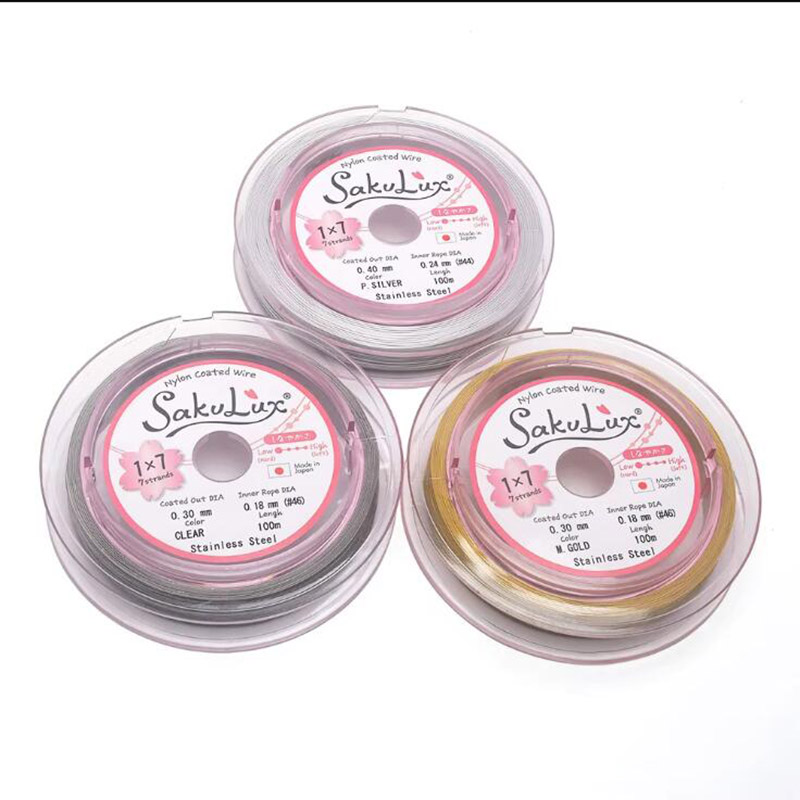 5M/Rol Kawat Tali Manik 7 Unta - Art Craft Wire ulasan dan harga
