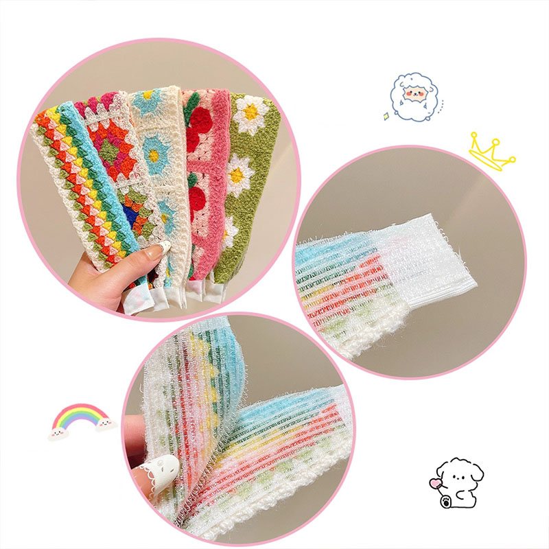 Ikat Kepala Velcro Motif Bunga - Art And Craft Hair ulasan dan harga