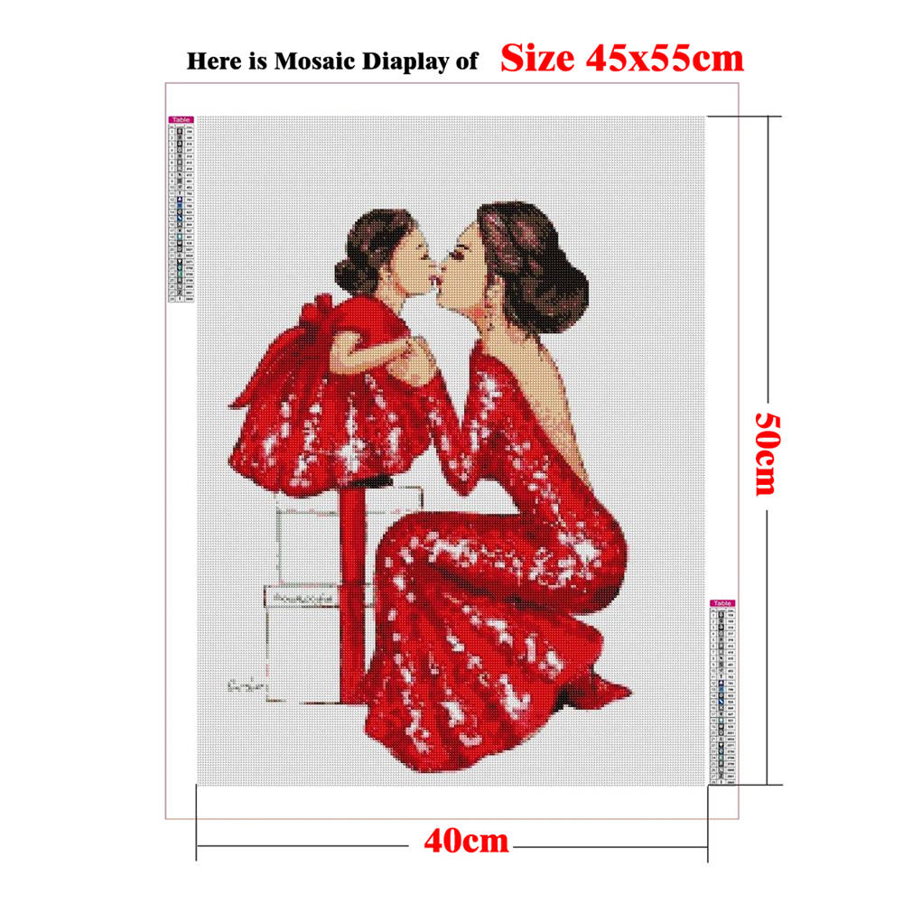 Ibu Putri hobi seni 5D DIY ber - Art Craft Mother'S Day ulasan dan harga