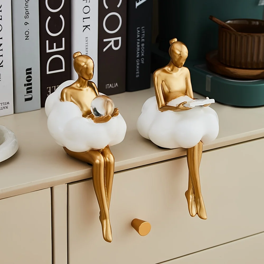 Patung Gadis awan seni abstrak - Art Craft Furniture ulasan dan harga