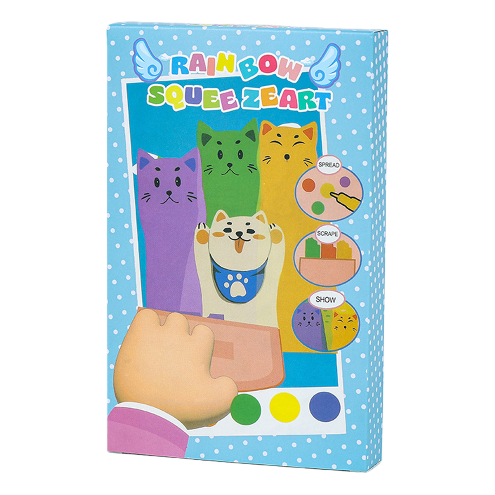Set Seni Kertas Gores Pelangi  - Art Craft For Toddlers ulasan dan harga