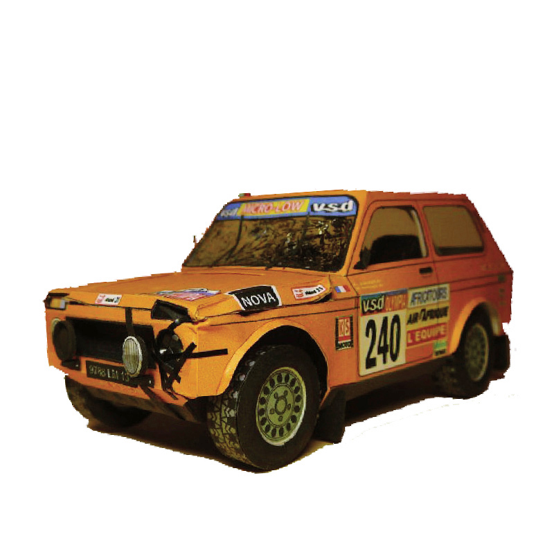 LADA NIVA 1985 1:32 Dakar Mobi - Art Craft With Cardboard ulasan dan harga