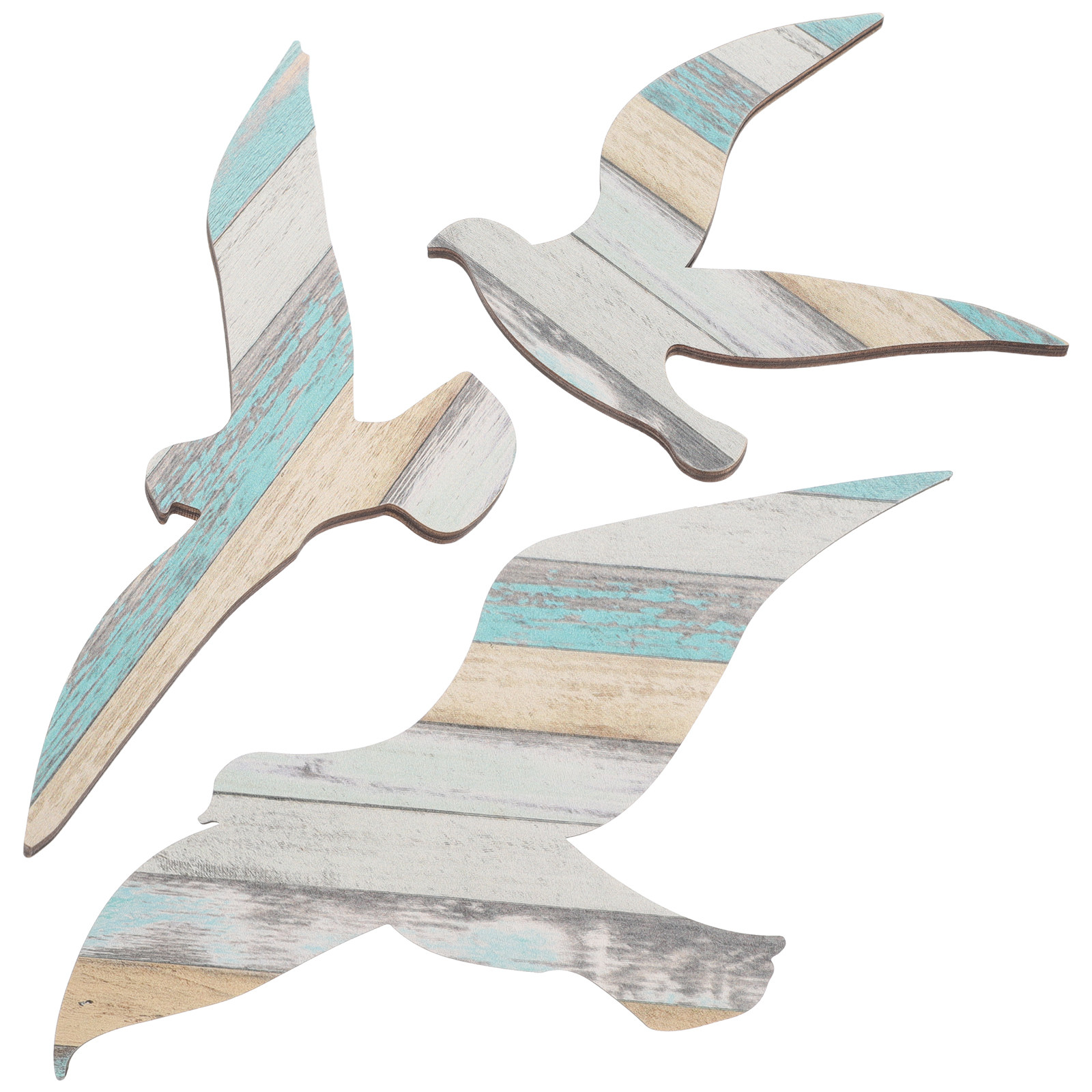 3Pcs Hiasan Dinding Burung Cam - Art And Craft For Nursery ulasan dan harga