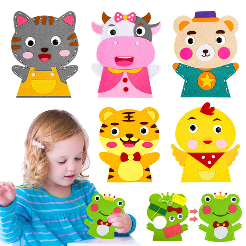 Boneka Tangan Hewan Kartun Luc - Art And Craft Nature ulasan dan harga