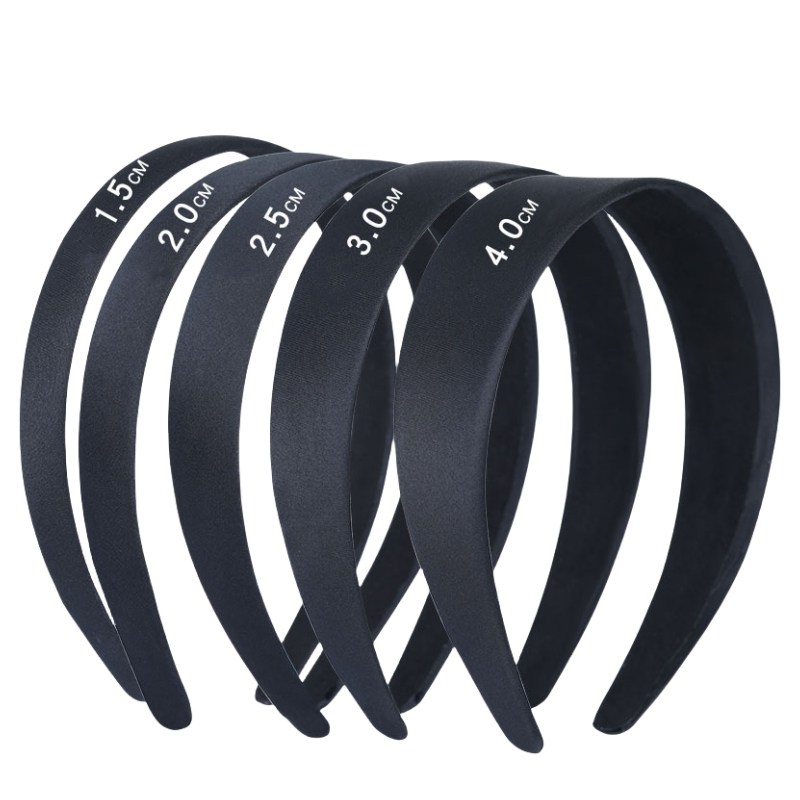 Bando kain Satin DIY, 2 buah 1 - Art And Craft Hair ulasan dan harga