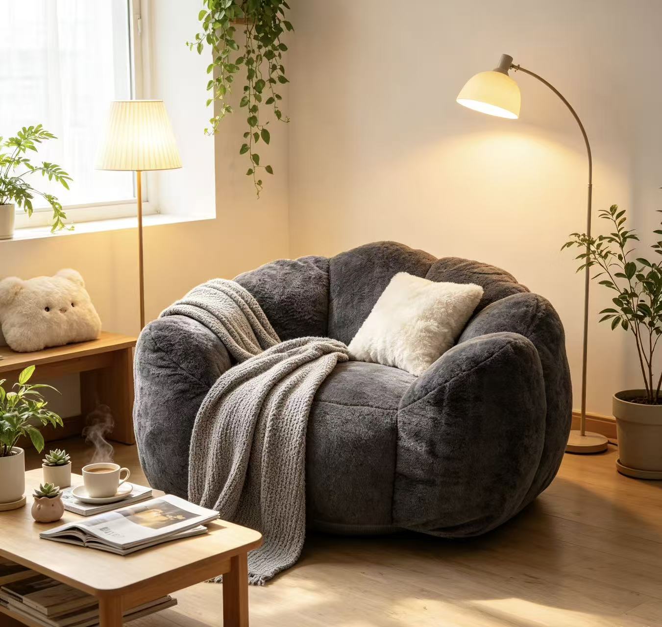 Kursi Santai Awan Berdaun Besa - Art Craft Furniture ulasan dan harga