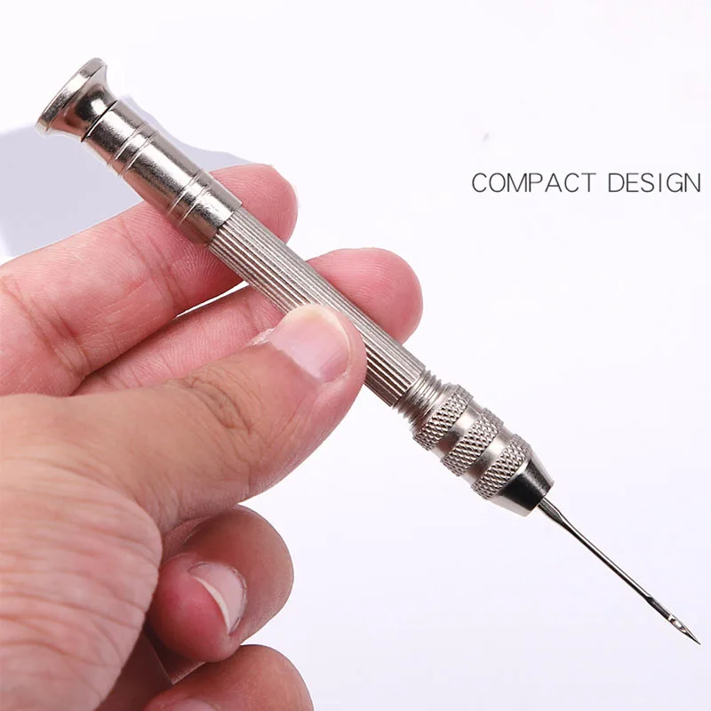 Jarum jahit kulit, 5 buah Set  - Punch Needle Kit ulasan dan harga
