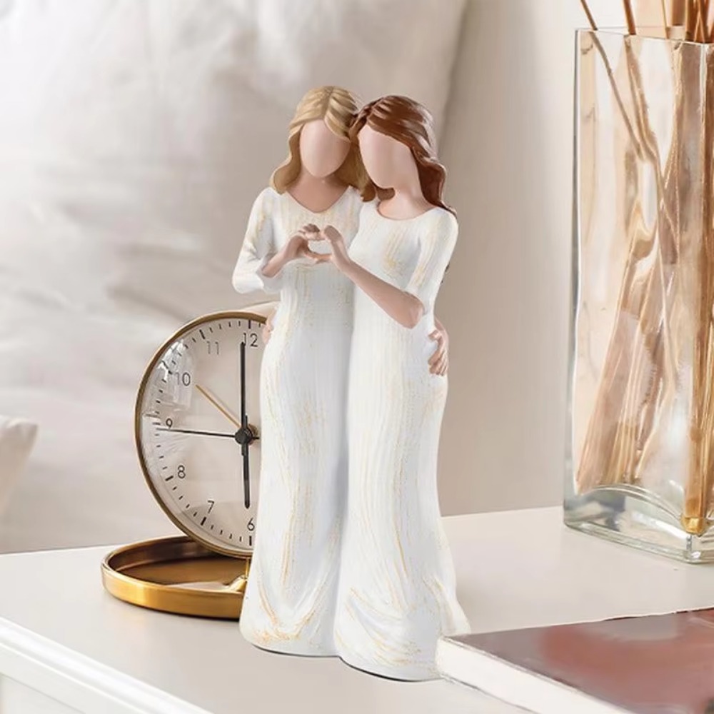 Patung Ibu dan Anak yang Diluk - Art And Craft For Mother'S Day ulasan dan harga