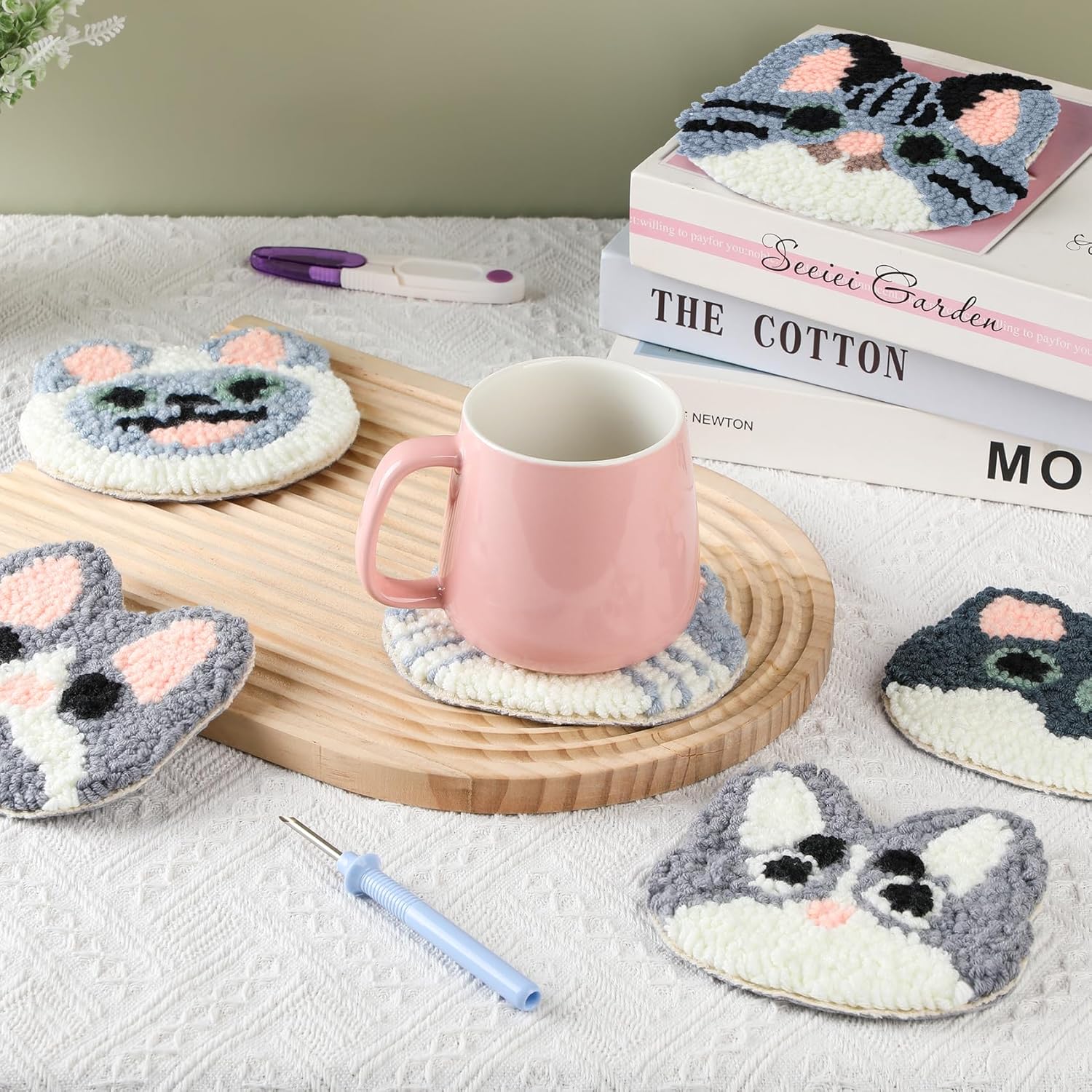 6 Buah Set Tatakan Jarum Pelub - Punch Needle Kit ulasan dan harga