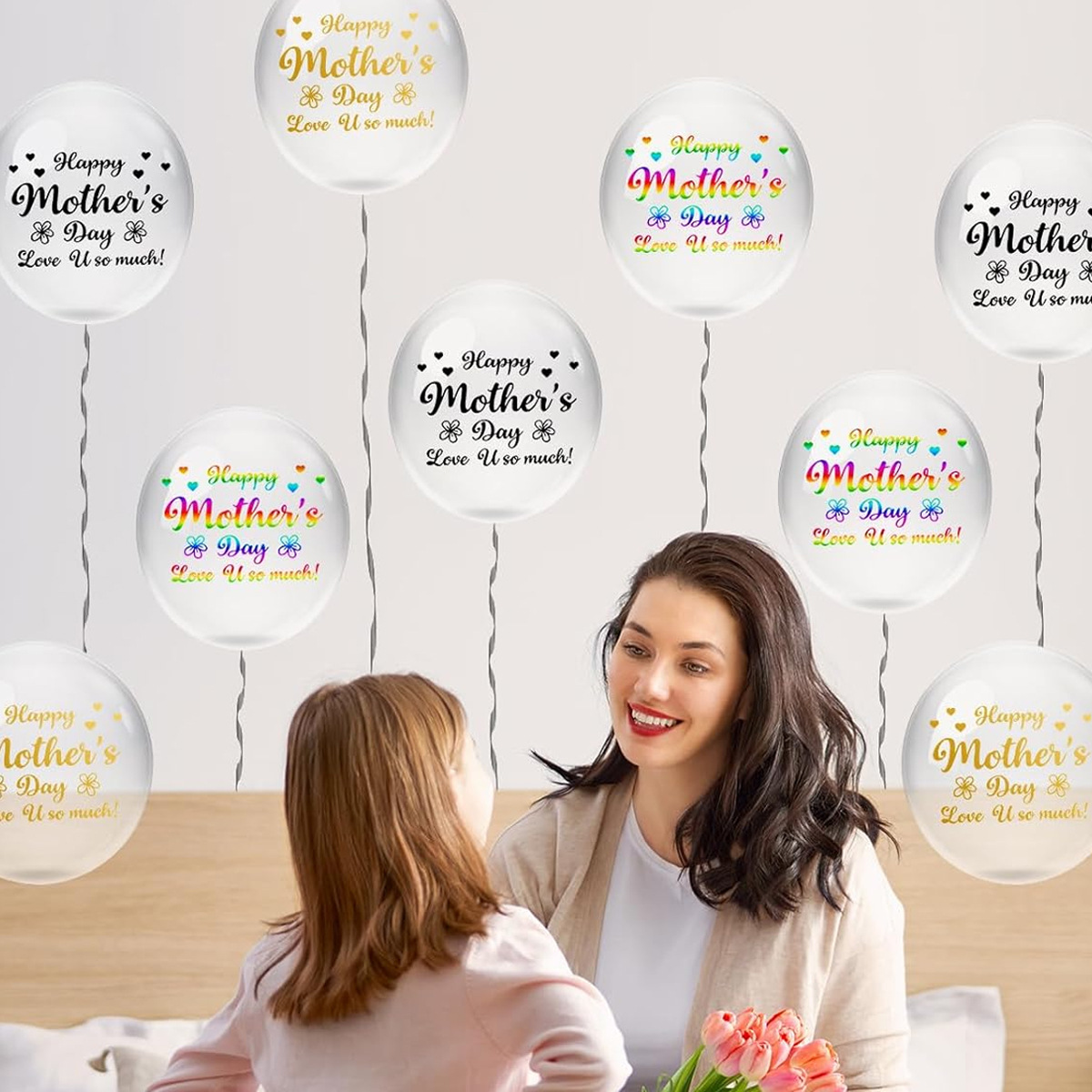Stiker Balon Pesta Hari Ibu, S - Art Craft Mother'S Day ulasan dan harga