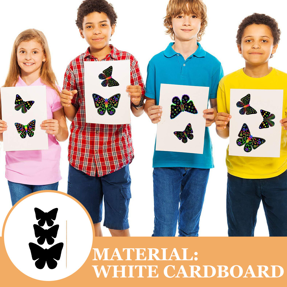 1Set Set Kertas Gores Bentuk K - Art Craft Activities ulasan dan harga