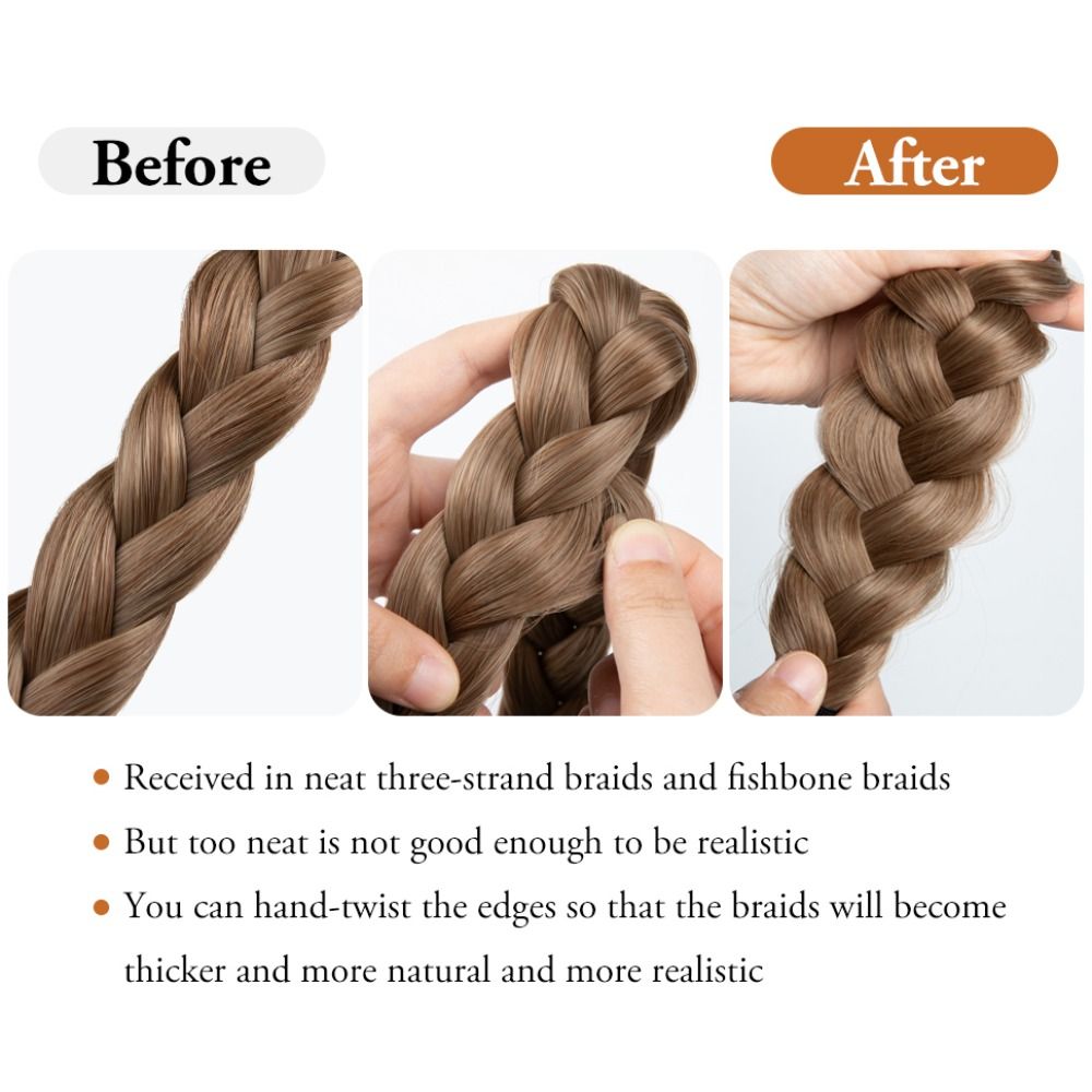 Ikat Kepala Rambut Kepang Dapa - Art And Craft Hair ulasan dan harga