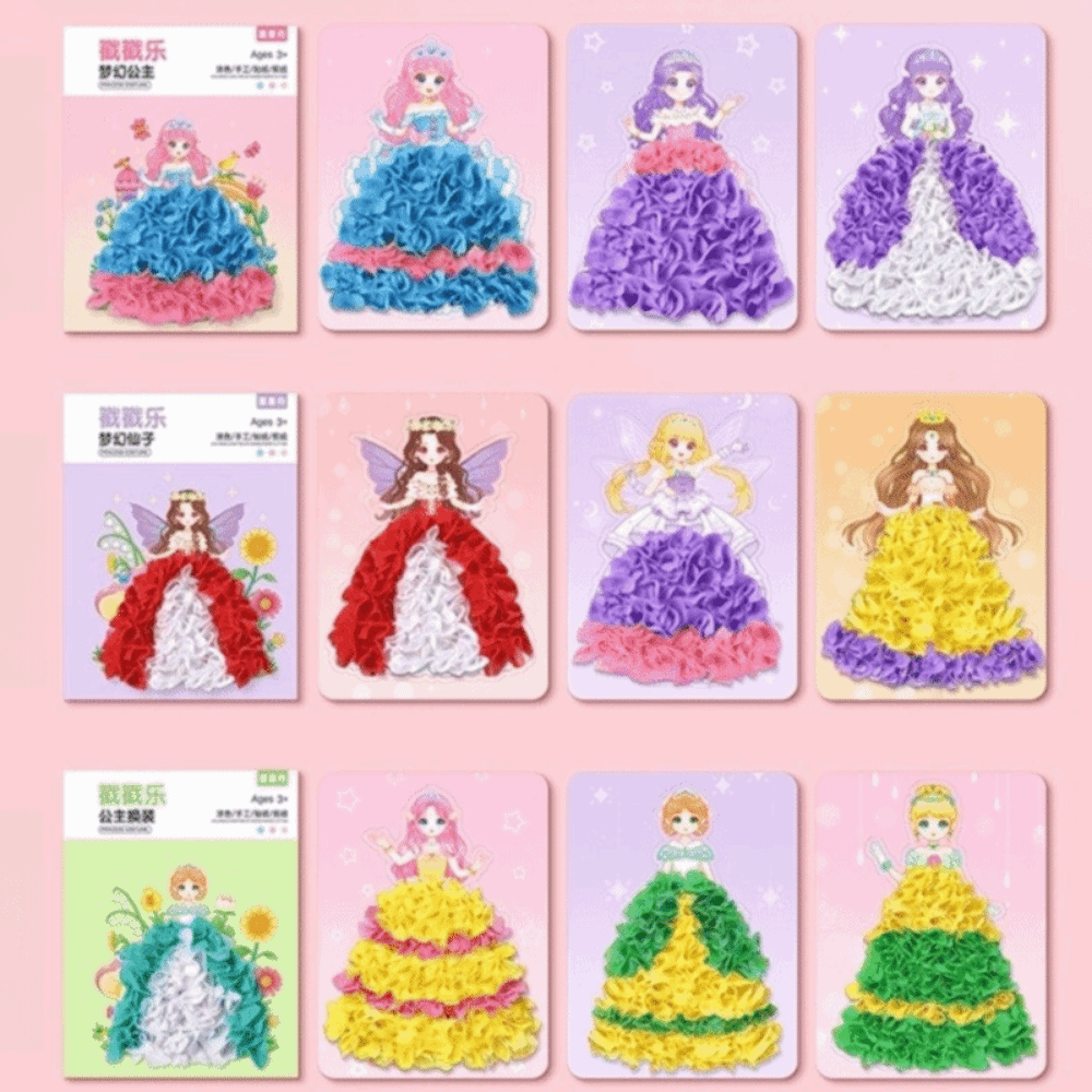 Kit Lukisan Tusuk DIY, Set Sti - Art Craft With Cardboard ulasan dan harga