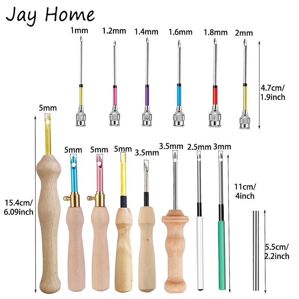 Kit jarum pukulan pena bordir  - Punch Needle Kit ulasan dan harga