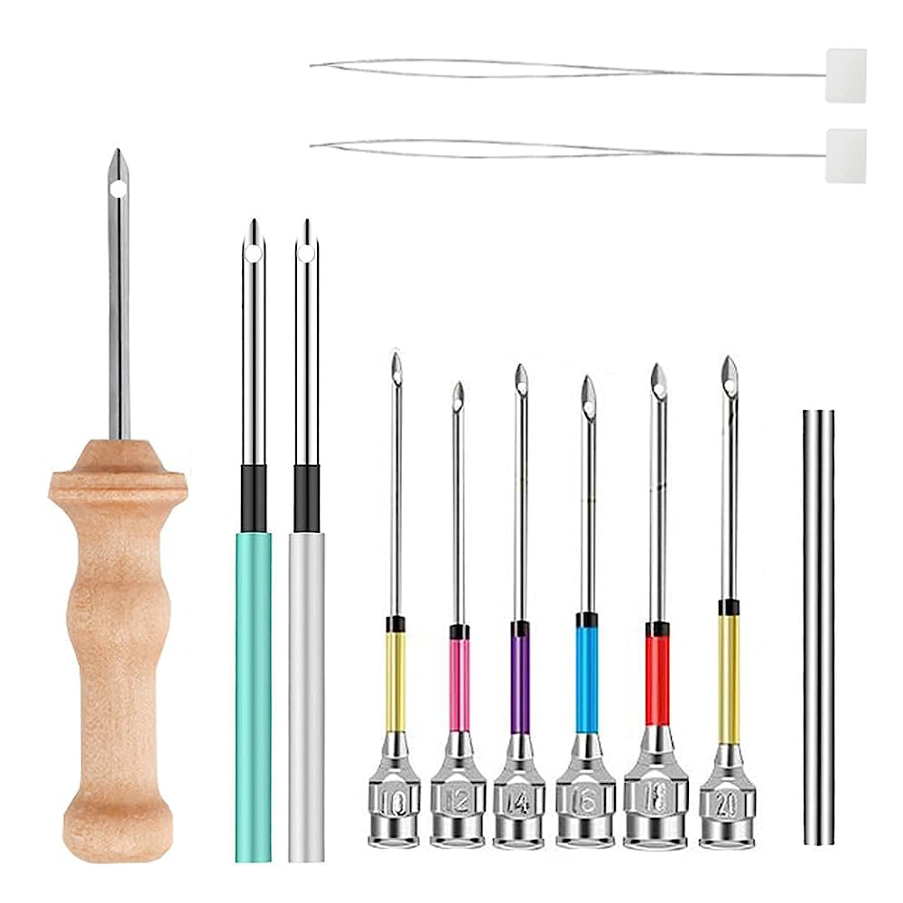 Kit jarum pukulan pena bordir  - Punch Needle Kit ulasan dan harga