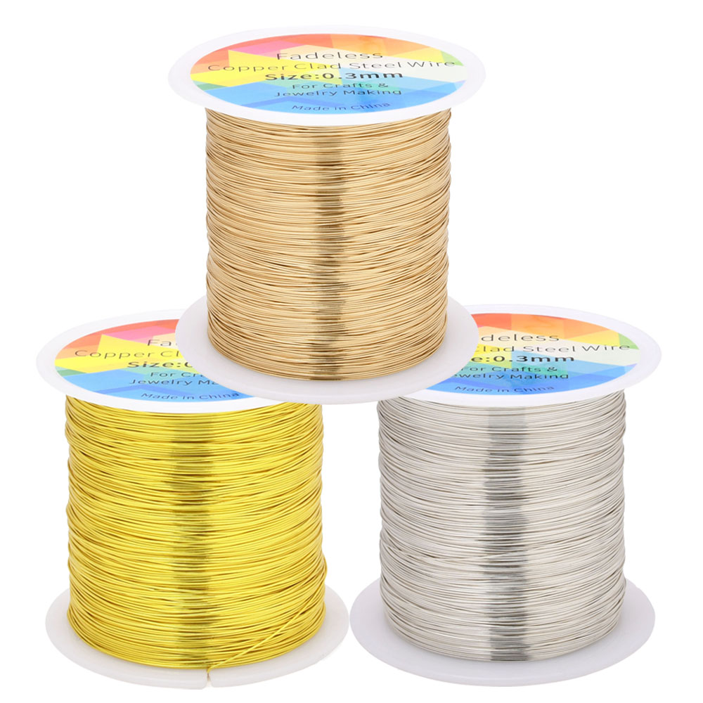 100M/328ft Kawat Baja Berlapis - Art Craft Wire ulasan dan harga