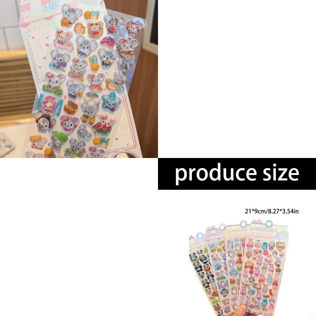 Stiker Hewan Timbul Stiker Res - Art Craft 3 Year Old ulasan dan harga