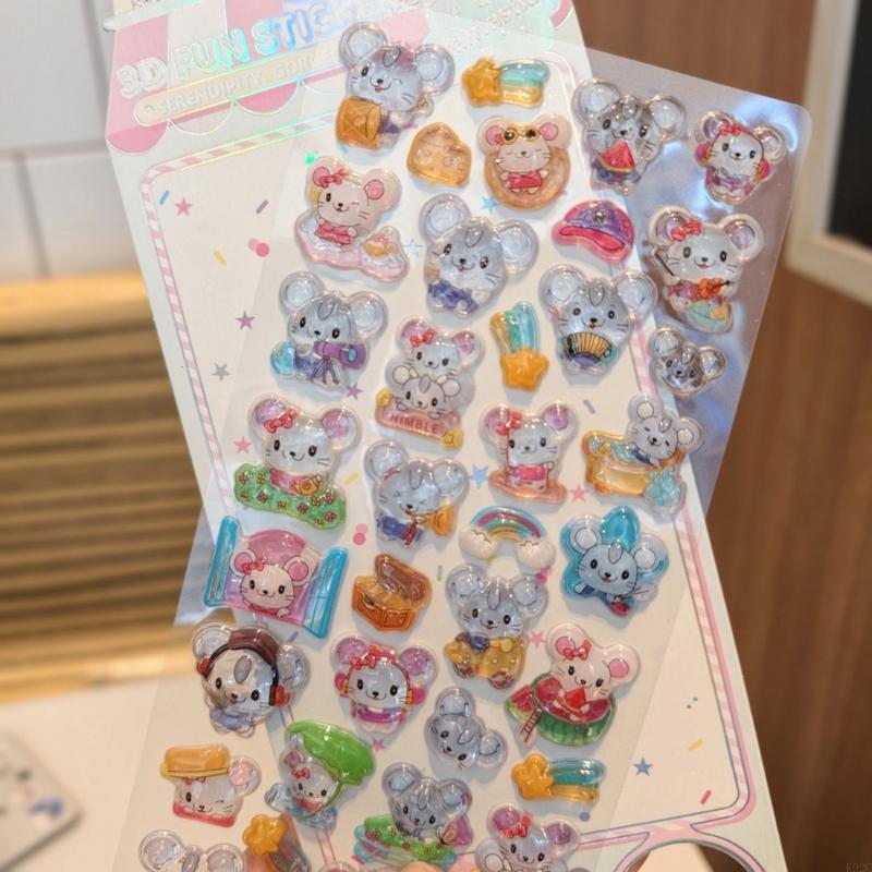 Stiker Hewan Timbul Stiker Res - Art Craft 3 Year Old ulasan dan harga