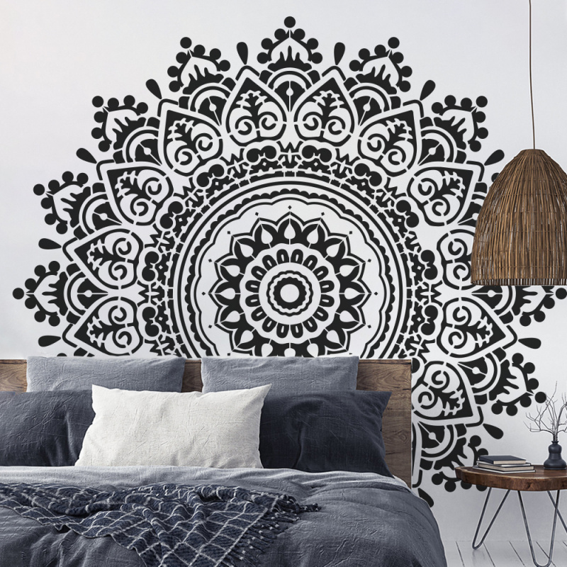 Stensil Lukisan Mandala Besar  - Art Craft Furniture ulasan dan harga