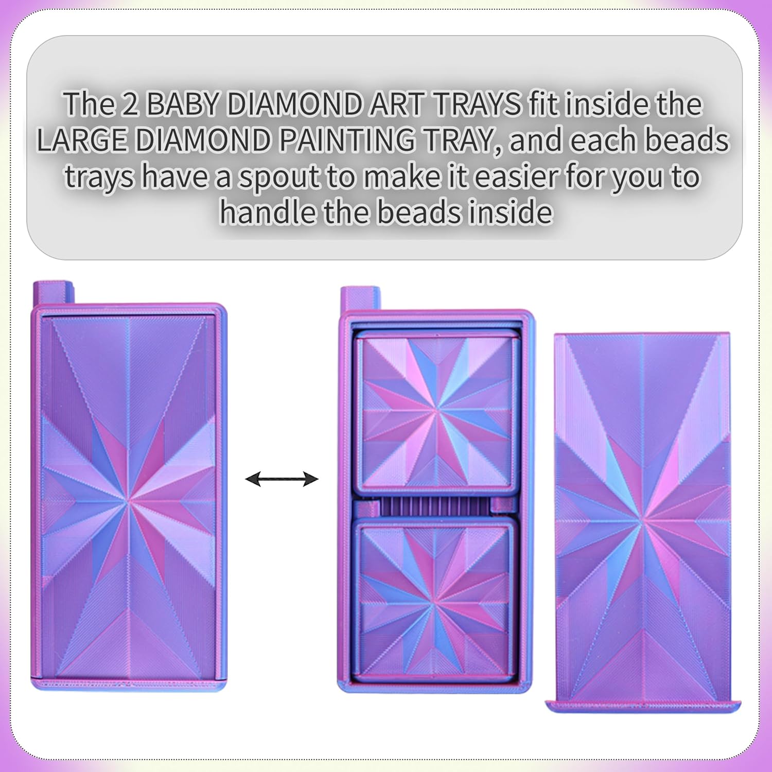 3 in 1 Wadah Seni Berlian Deng - Art Craft Board ulasan dan harga