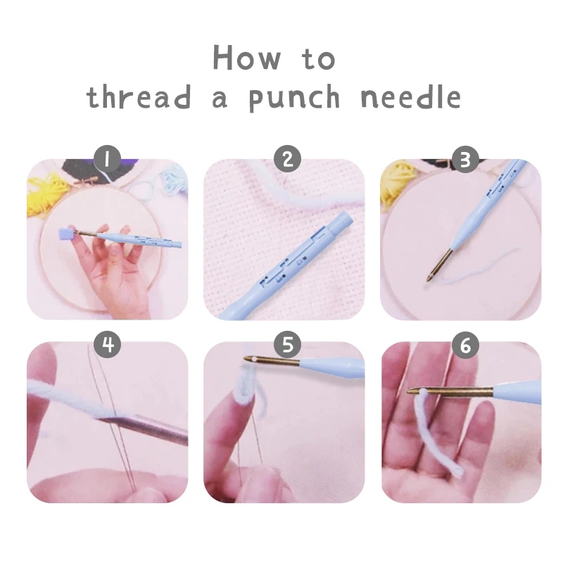 Perlengkapan Pemula Punch Need - Punch Needle Kit ulasan dan harga